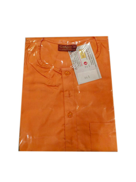 Курта из джута, шафрановая