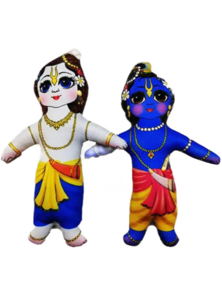 Игрушки для детей: Кришна и Баларама; Krishna Balram (Soft Toy)