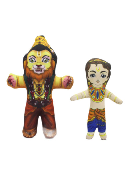 Игрушки для детей: Нарасимха Прахлада; Narsimbha Pralad (Soft Toy)
