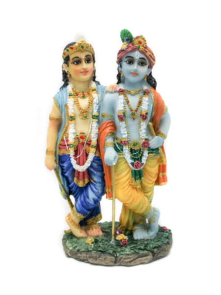 Статуэтка Кришна и Баларама, 17 см; KRISHNA BALARAM 17CM