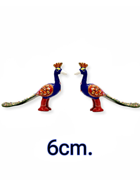 Павлинчики алтарные, 6 см; PEACOCK METAL (6 cm.)