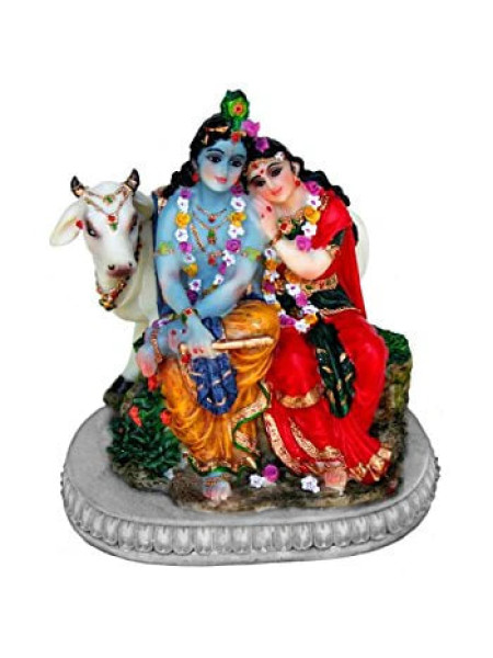 Статуэтка Радха и Кришна, 15 см; Radha and Krishna Statue, 15 cm