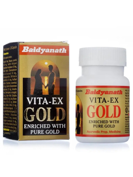Вита Экс Голд, производитель Байдьянатх, 20 капсул; Baidyanath (Noida) Vita Ex Gold 20 Capsule