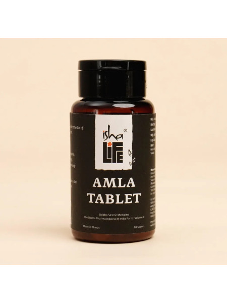 Амла таблетки, антиоксидант, 60 шт, Иша Лайф; Amla Tablet, 60 pc, Isha Life