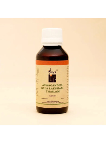 Ашвагандха Бала Лакшади Тайлам: Аюрведическое масло для ванн Isha Life, 100 мл
