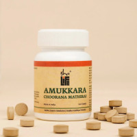 Ашвагандха в таблетках, адаптоген, 100 штук, Иша Лайф; Amukkara Chooranam (The power of Ashwagandha) Tab 100 pcs, Isha Life