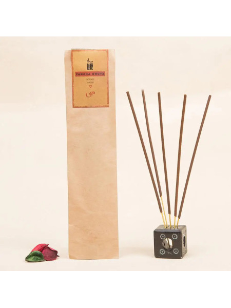 Благовония "водные", натуральные травяные, 10 шт., Иша Лайф;  Water Incense/Agarbatti (Pack of 10 Sticks), Isha Life