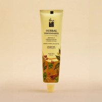 Травяная зубная паста (без фтора), 150 г, Иша Лайф; Herbal Toothpaste (Paraben, Fluoride, SLS, & SLES Free), 150 g, Isha Life