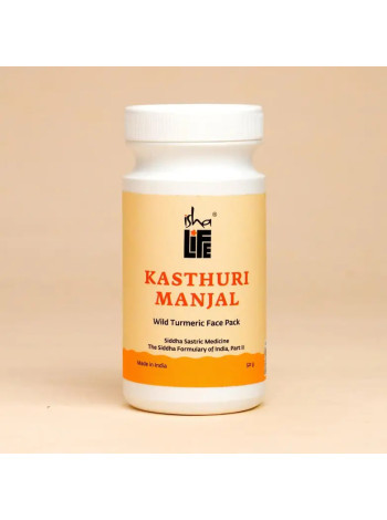 Кастхури Манджал Isha Life: Маска для лица с дикой куркумой, 50г