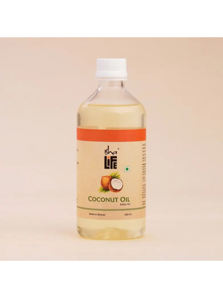 Кокосовое масло, 500 мл, Иша Лайф; Coconut Oil, 500 ml, Isha Life