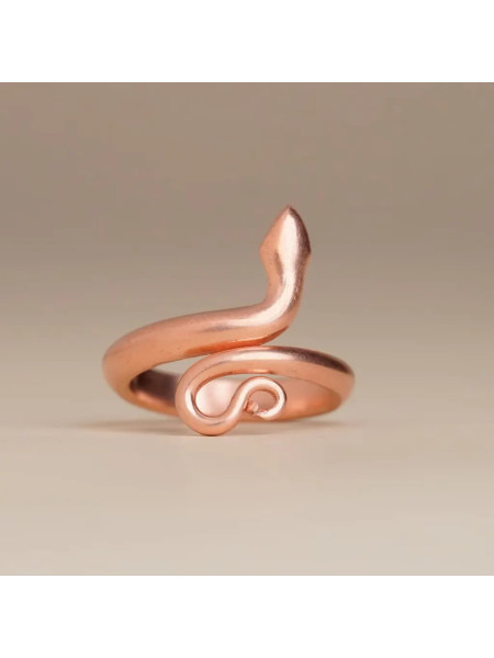 Медное энергетическое кольцо (Змеиное кольцо / Сарпасутра), маленькое, Иша Лайф; Sarpa Sutra, Energized Snake Ring, Copper metal (Small Size), Isha Life