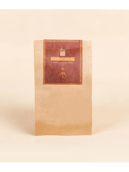 Благовония конусные, натуральные травяные, 20 шт., Иша Лайф; Handmade Natural Air Fragrance Cone (Pack of 20 pc), Isha Life