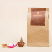 Благовония конусные "Акаша", натуральные травяные, 10 шт., Иша Лайф; Akash cones (Pack of 10 pc), Isha Life