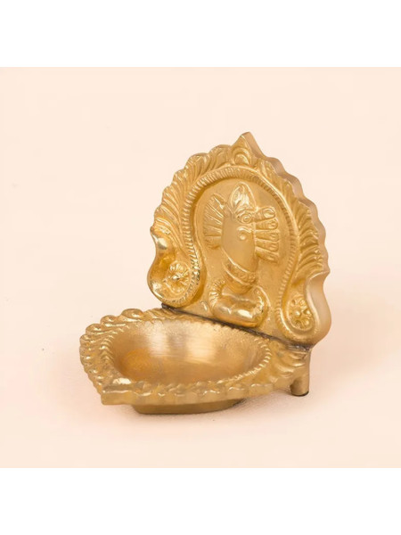 Лампа латунная Линга Бхайрави, Иша Лайф; Linga Bhairavi Brass Lamp, Isha Life