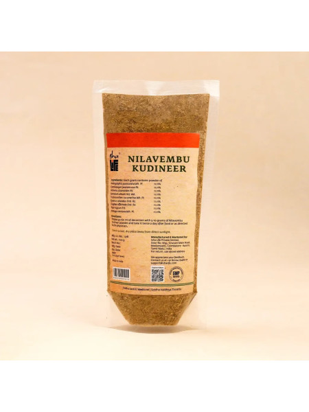 Нилавембу кутинир кашаям, от температуры и головной боли, 100 г, Иша Лайф; Nilavembu Kudineer Kashayam, 100 g,Isha Life