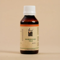 Масло для роста волос Нилибрингади тайла, 100 мл, Иша Лайф; Nilibhrngadi Taila, Hair Oil, 100 ml, Isha Life