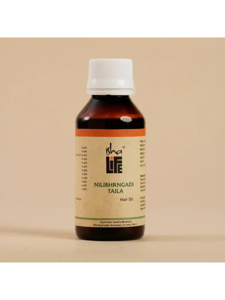 Масло для роста волос Нилибрингади тайла, 100 мл, Иша Лайф; Nilibhrngadi Taila, Hair Oil, 100 ml, Isha Life