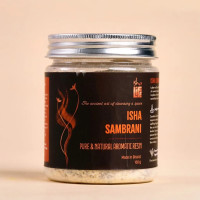Чистая ароматическая смола Самбрани, Иша Лайф; Isha Sambrani pure & Natural Aromatic Resin, 100 g, Isha Life