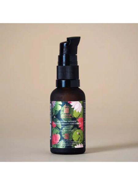 Сыворотка для лица с экстрактом лотоса, защищающая от загрязнений, 30 мл, Иша Лайф; Pollution Defence Face Serum With Lotus Extract, 30ml, Isha Life