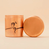 Медная шкатулка Вибхути (большая) - змея, Иша Лайф; Copper Vibhuti Box (Tall) - Naga, Isha Life