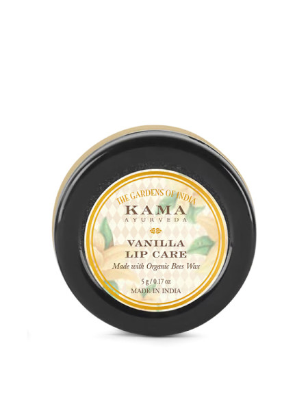 Бальзам для губ с ванилью, 5 г, Кама Аюрведа; Vanilla Lip Care, 5 g, Kama Ayurveda