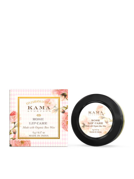 Бальзам для губ с розой, 5 г, Кама Аюрведа; Rose Lip Care, 5 g, Kama Ayurveda
