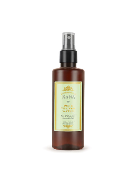 Вода-спрей с ветивером, 200 мл, Кама Аюрведа; Pure Vetiver Water, 200 ml, Kama Ayurveda