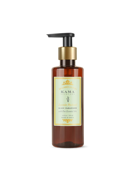 Гель для душа с лавандой и пачули, 200 мл, Кама Аюрведа; Lavender Patchouli Body Cleanser, 200 ml, Kama Ayurveda