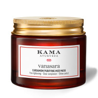 Очищающая грязевая маска с кардамоном, 50 мл, Кама Аюрведа; Vanasara Cardamom Purifying Mud Mask, 50 ml, Kama Ayurveda