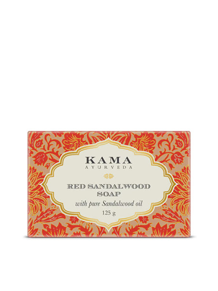 Мыло из красного сандалового дерева, 125 г, Кама Аюрведа; Red Sandalwood Soap, 125 g, Kama Ayurveda