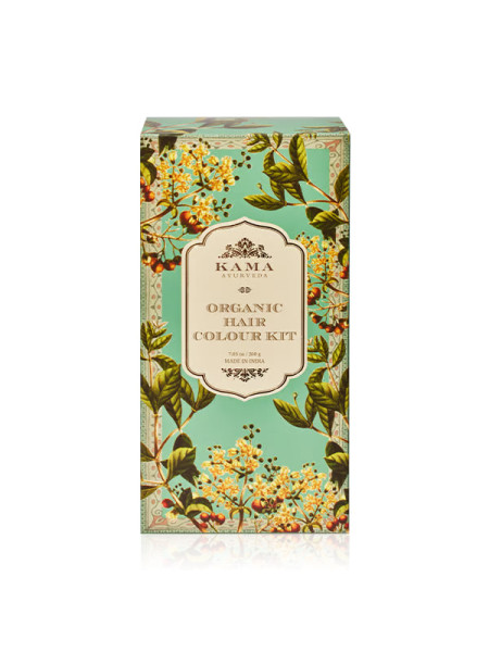 Органический набор красок для волос, 200 г, Кама Аюрведа; Organic Hair Color Kit, 200 g, Kama Ayurveda