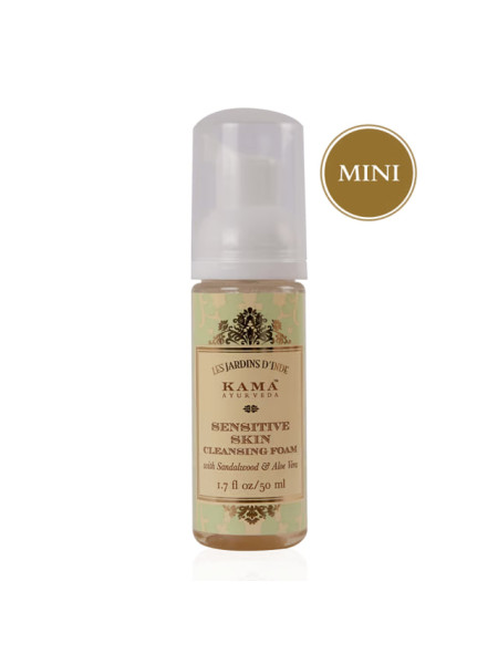Очищающая пенка для чувствительной кожи, 50 мл, Кама Аюрведа; Sensitive Skin Cleansing Foam, 50 ml, Kama Ayurveda