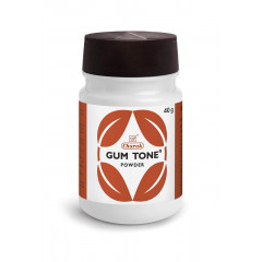 Гам Тон, зубной порошок, 40 г, производитель Чарак; Gum Tone Powder , 40 g, Charak