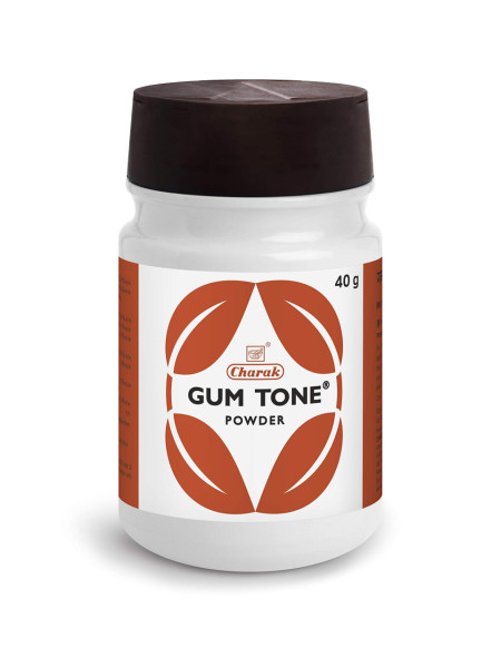 Гам Тон, зубной порошок, 40 г, производитель Чарак; Gum Tone Powder , 40 g, Charak