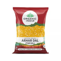 Архар Дал, 500 г, Органик Индия; Arhar Dal, 500 g, Organic India