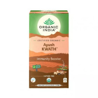 Аюш кватх, чай для иммунитета, 25 пакетиков, Органик Индия; Ayush Kwath, 25 Sachets, Organic India