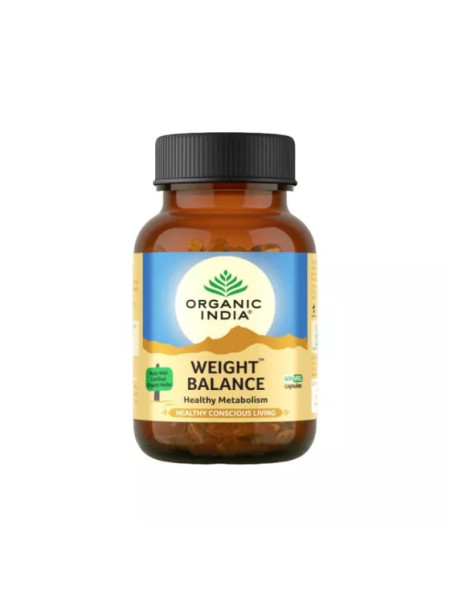 Вэйт Баланс, контроль веса, 60 капсул, Органик Индия; Weight Balance, 60 capsules, Organic India