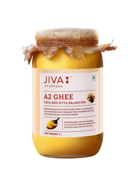 Масло Гхи, 1000 мл, Джива Аюрведа; Ghee Butter, 1000 ml, Jiva Ayurveda