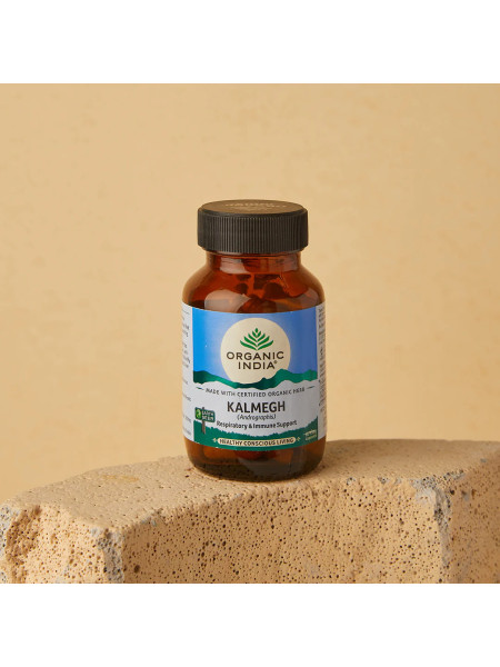 Калмег (Андографис), 60 капсул, Органик Индия; Kalmegh, 60 capsules, Organic India