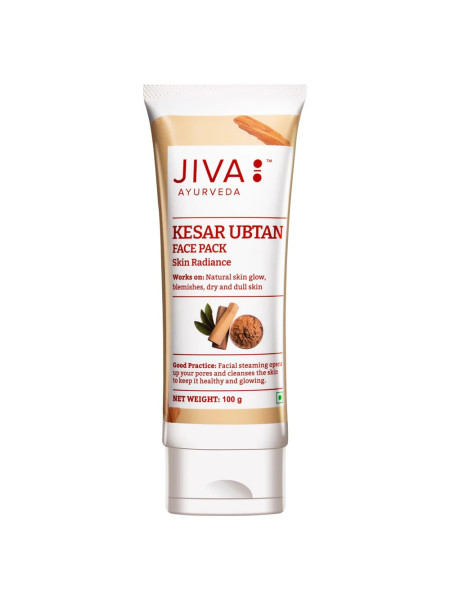Убтан с сандалом, 100 г, Джива Аюрведа; Kesar Ubtan, 100 g, Jiva Ayurveda