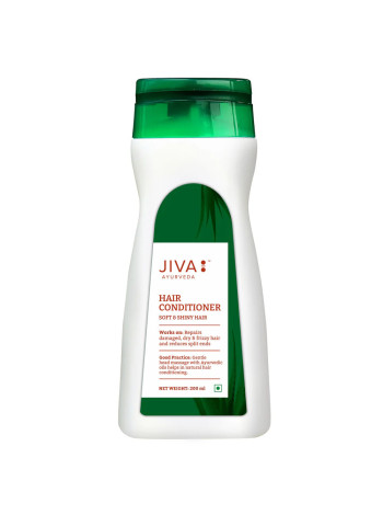 Кондиционер Jiva Ayurveda: Мягкость и блеск вашим волосам (200 мл) Кондиционер Jiva Ayurveda: Мягкость и блеск вашим волосам (200 мл)