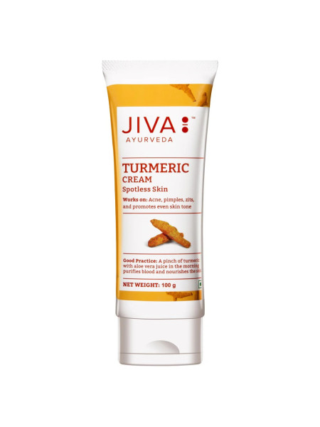 Крем с куркумой, 100 г, Джива Аюрведа; Turmeric cream, 100 g, Jiva Ayurveda