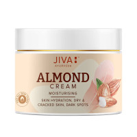 Крем с миндалем, для увлажнения и питания, 100 г, Джива Аюрведа; Cream with almonds, 100 g, Jiva Ayurveda