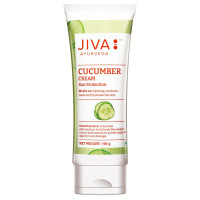 Крем с огурцом для сухой кожи, 100 г, Джива Аюрведа; Cream with cucumber for dry skin, 100 g, Jiva Ayurveda