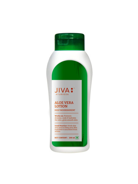 Алоэ вера лосьон, 200 мл, Джива Аювреда; Aloe Vera Lotion, 200 ml, Jiva Ayurveda