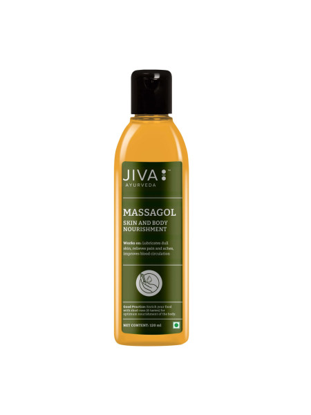 Массажное масло, 120 мл, Джива Аюрведа; Massage oil, 120 ml, Jiva Ayurveda