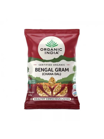 Органический нут из Индии (500 г) — Bengal Gram (Chana Dal)