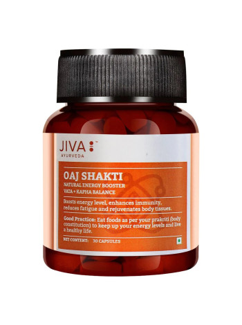 Оадж Шакти, усиление жизненного тонуса, 30 таблеток, Джива Аюрведа; Oaj Shakti, Jiva Ayurveda Оадж Шакти, усиление жизненного тонуса, 30 таблеток, Джива Аюрведа; Oaj Shakti, Jiva Ayurveda