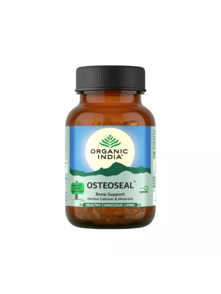 Остеосил, укрепляет костную ткань, 60 капсул, Органик Индия; Osteoseal, 60 capsules, Organic India
