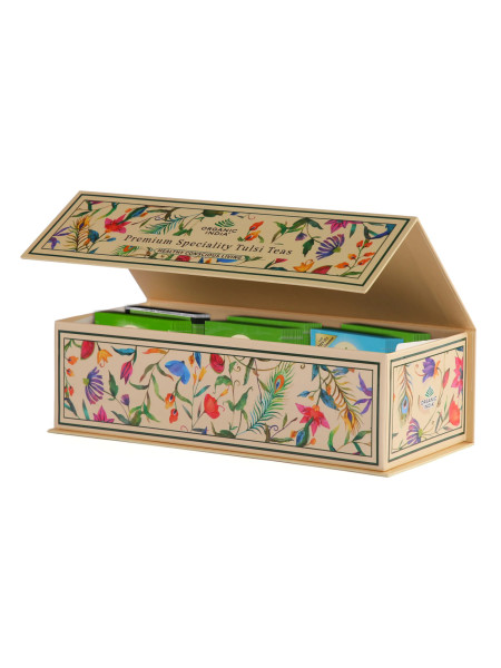 Туласи чай премиум-класса, 60 пакетиков, Органик Индия; Premium Speciality Tulsi Teas 60 Tea Bags, Organic India